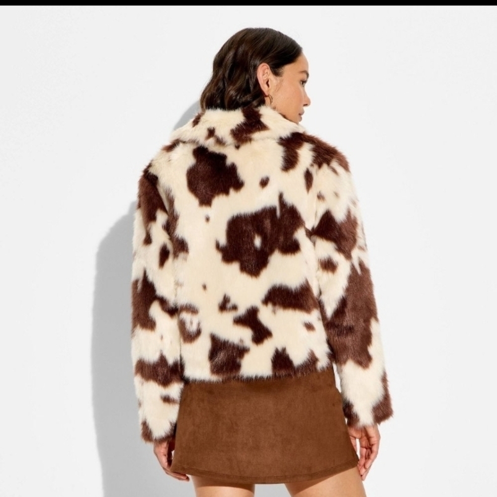 Wild Fable Women's Faux Fur Jacket - Picture 3 of 5